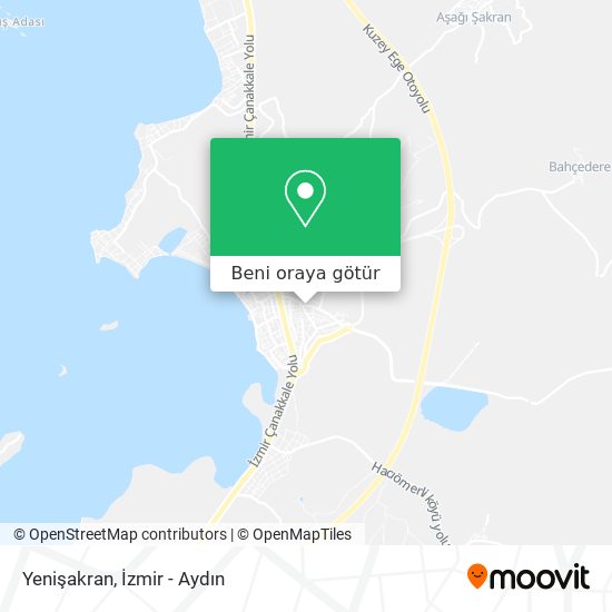 Yenişakran harita