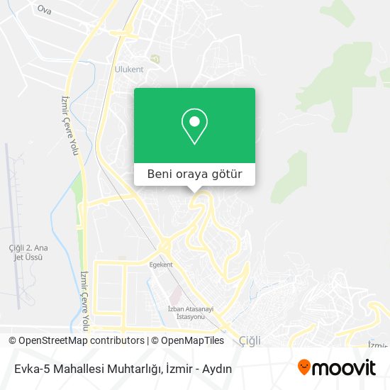 Evka-5 Mahallesi Muhtarlığı harita