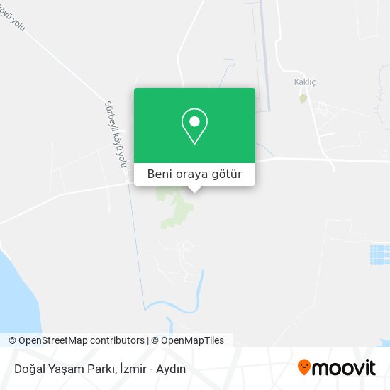 Doğal Yaşam Parkı harita