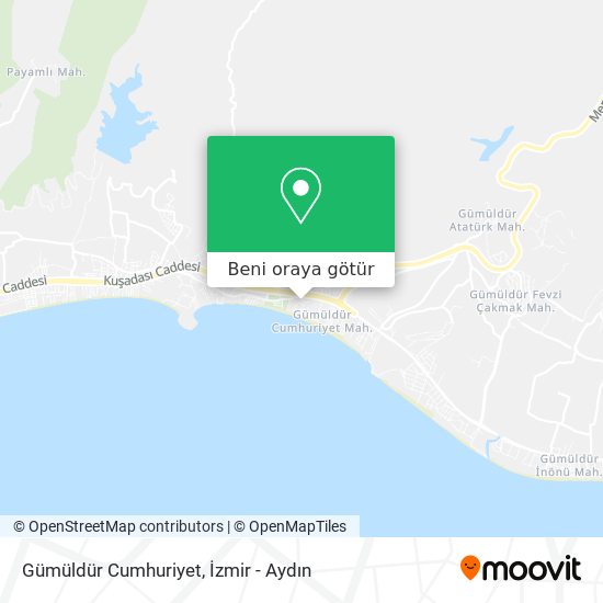 Gümüldür Cumhuriyet harita
