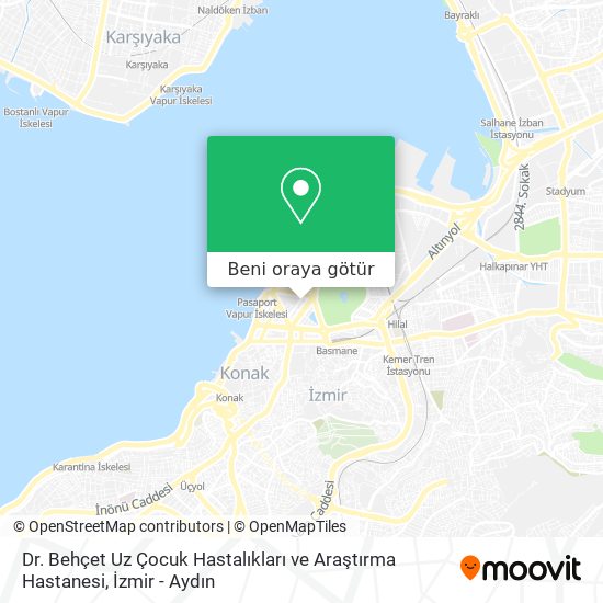 Dr. Behçet Uz Çocuk Hastalıkları ve Araştırma Hastanesi harita