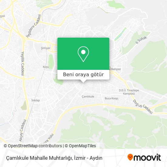 Çamlıkule Mahalle Muhtarlığı harita