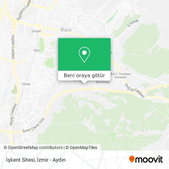İşkent Sitesi harita