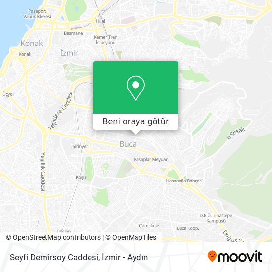 Seyfi Demirsoy Caddesi harita