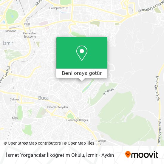 İsmet Yorgancılar İlköğretim Okulu harita