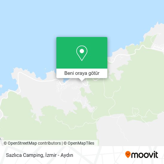 Sazlıca Camping harita