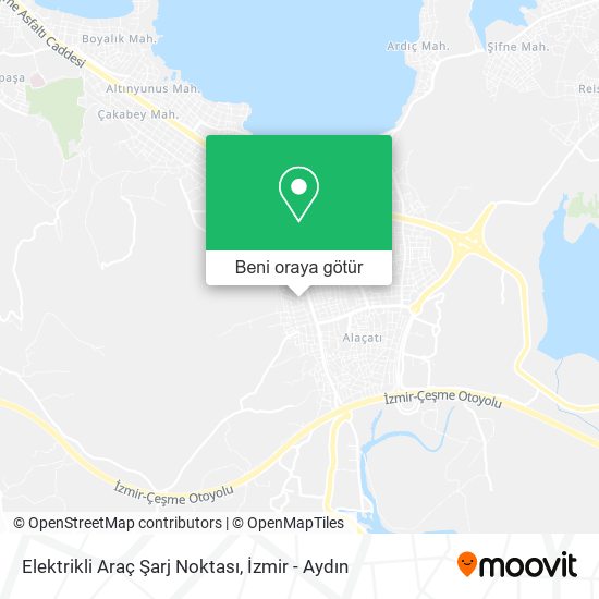 Elektrikli Araç Şarj Noktası harita