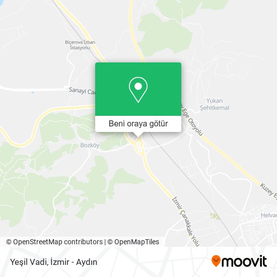 Yeşil Vadi harita