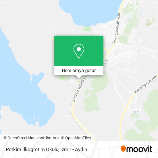Petkim İlköğretim Okulu harita