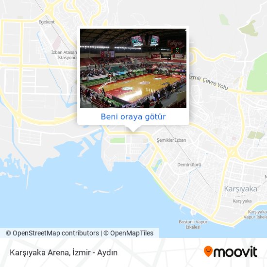 Karşıyaka Arena harita