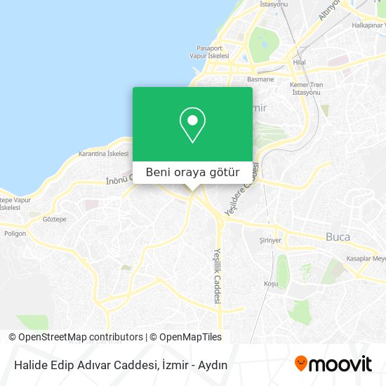 Halide Edip Adıvar Caddesi harita