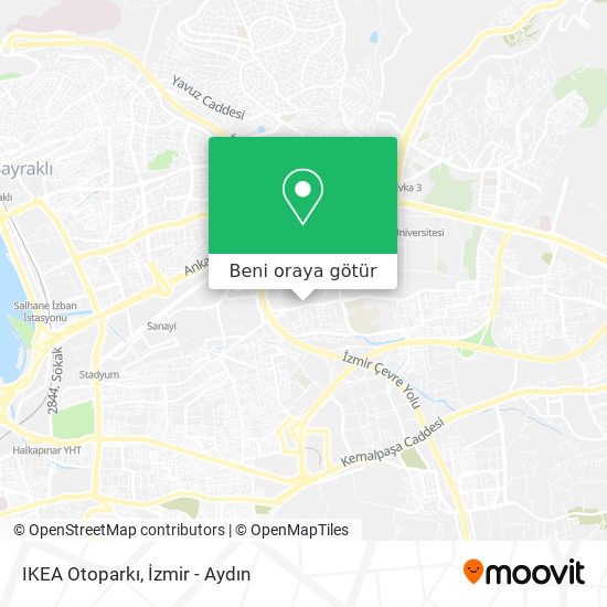 IKEA Otoparkı harita