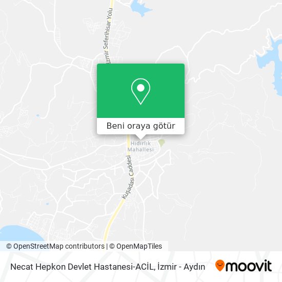 Necat Hepkon Devlet Hastanesi-ACİL harita