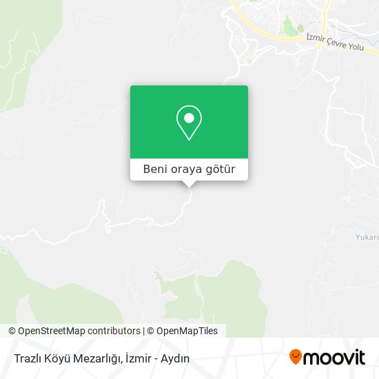Trazlı Köyü Mezarlığı harita