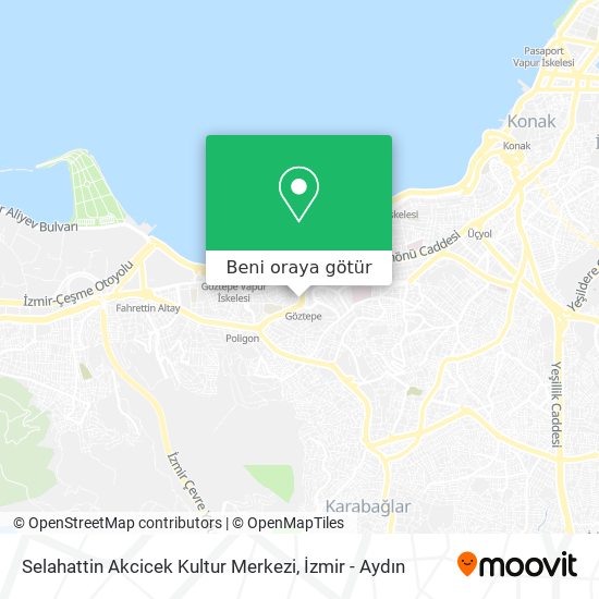 Selahattin Akcicek Kultur Merkezi harita