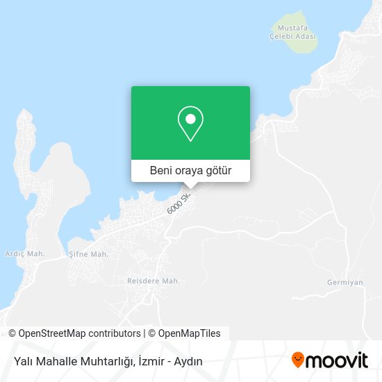 Yalı Mahalle Muhtarlığı harita