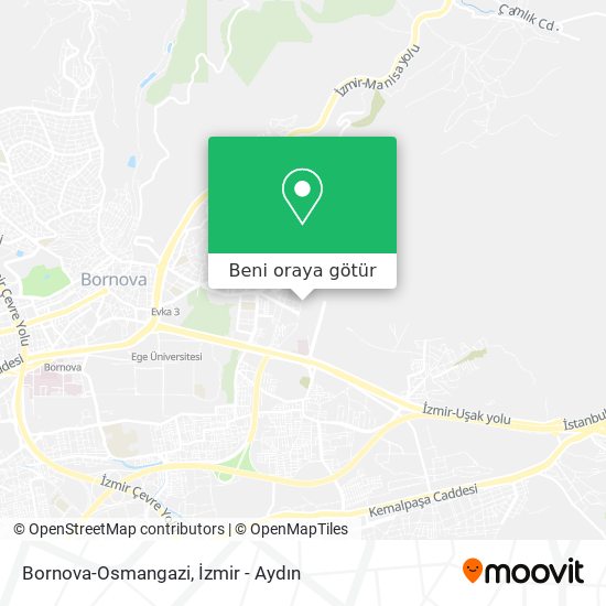 Bornova-Osmangazi harita