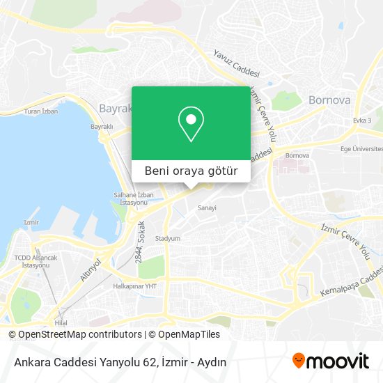 Ankara Caddesi Yanyolu 62 harita