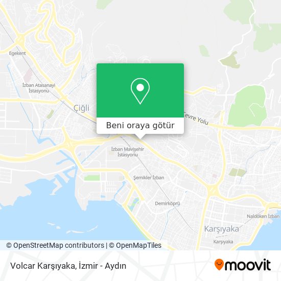 Volcar Karşıyaka harita