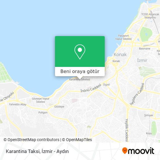 Karantina Taksi harita