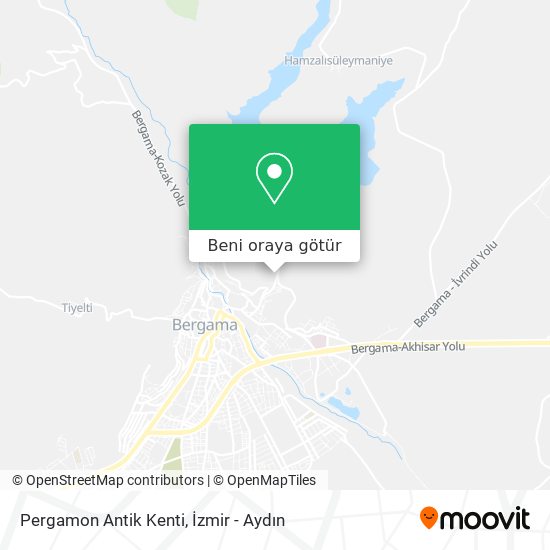 Pergamon Antik Kenti harita