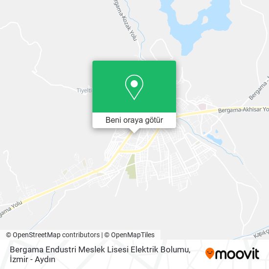 Bergama Endustri Meslek Lisesi Elektrik Bolumu harita