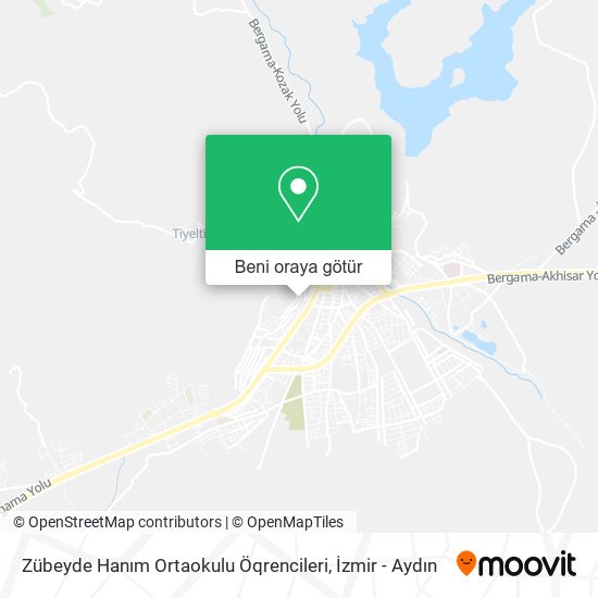 Zübeyde Hanım Ortaokulu Öqrencileri harita