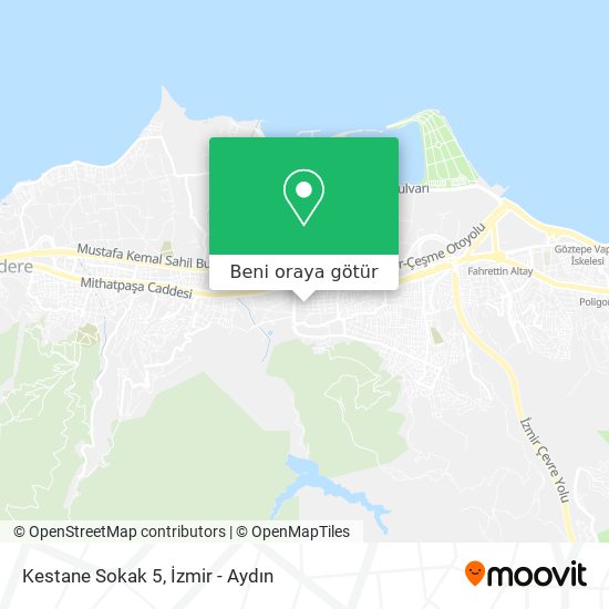Kestane Sokak 5 harita