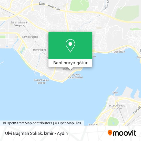 Ulvi Başman Sokak harita