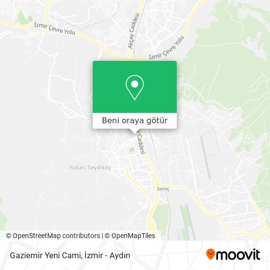 Gaziemir Yeni Cami harita