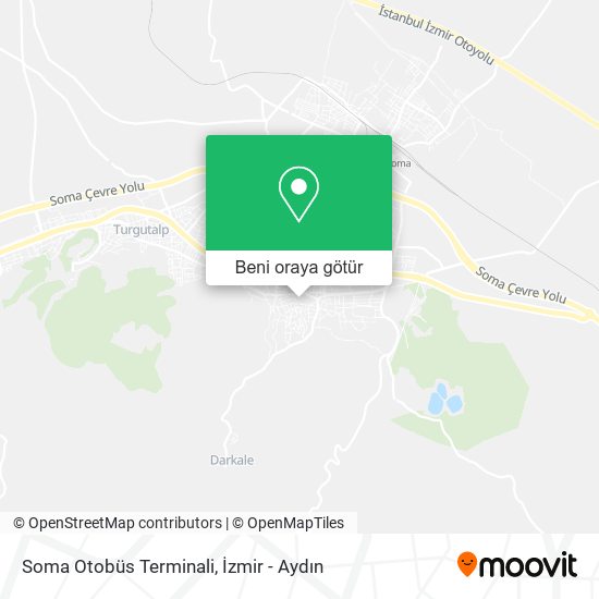 Soma Otobüs Terminali harita