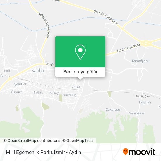 Millî Egemenlik Parkı harita