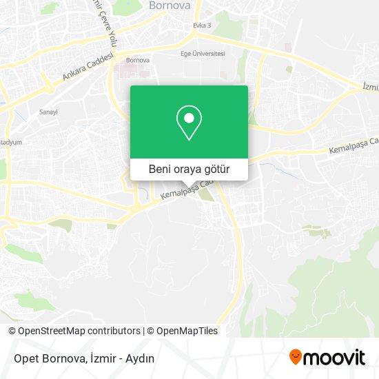 Opet Bornova harita