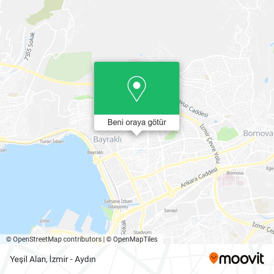 Yeşil Alan harita