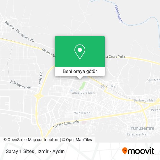 Saray 1 Sitesi harita