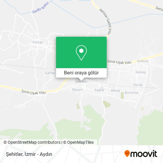 Şehitler harita