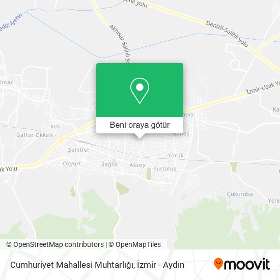 Cumhuriyet Mahallesi Muhtarlığı harita
