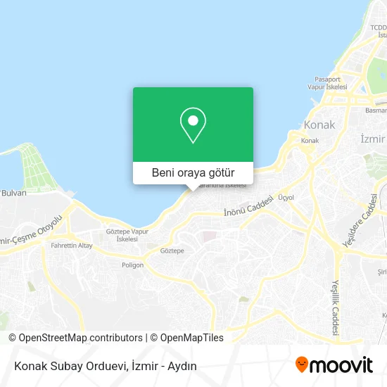 Konak Subay Orduevi harita