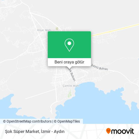 Şok Süper Market harita