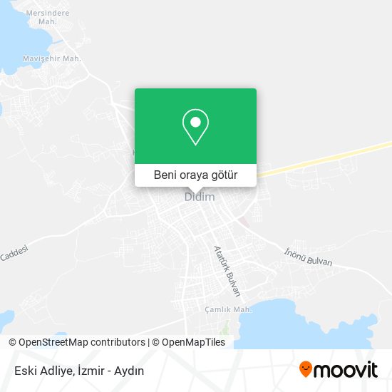 Eski Adliye harita