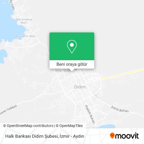 Halk Bankası Didim Şubesi harita