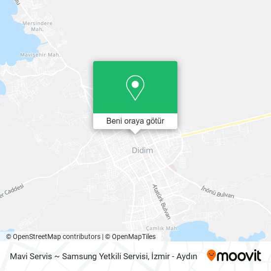 Mavi Servis ~ Samsung Yetkili Servisi harita
