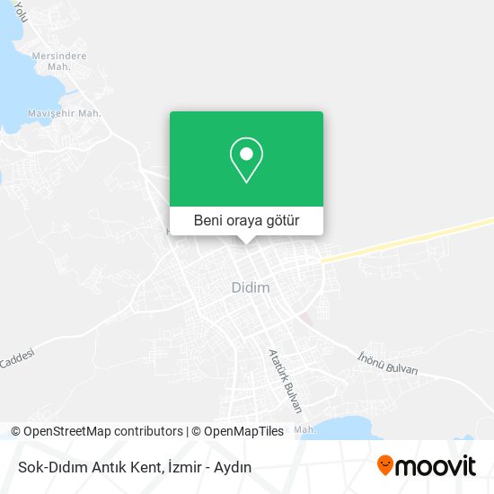 Sok-Dıdım Antık Kent harita