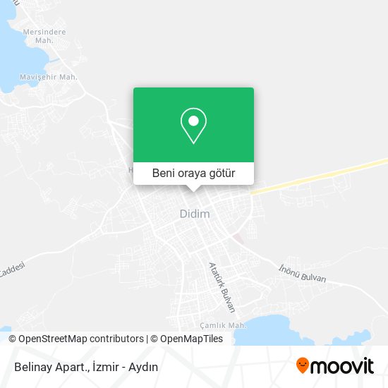 Belinay Apart. harita