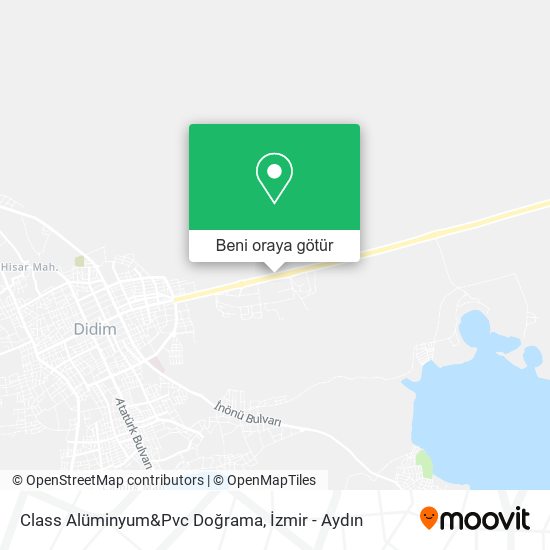 Class Alüminyum&Pvc Doğrama harita