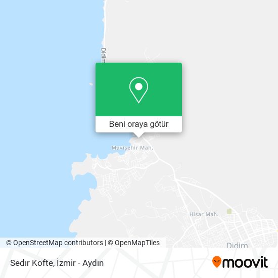 Sedır Kofte harita