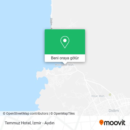 Temmuz Hotel harita