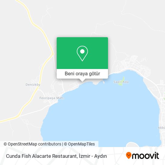 Cunda Fish Alacarte Restaurant harita