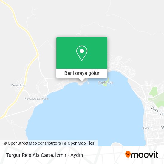 Turgut Reis Ala Carte harita