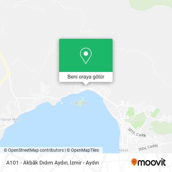 A101 - Akbãk Dıdım Aydın harita